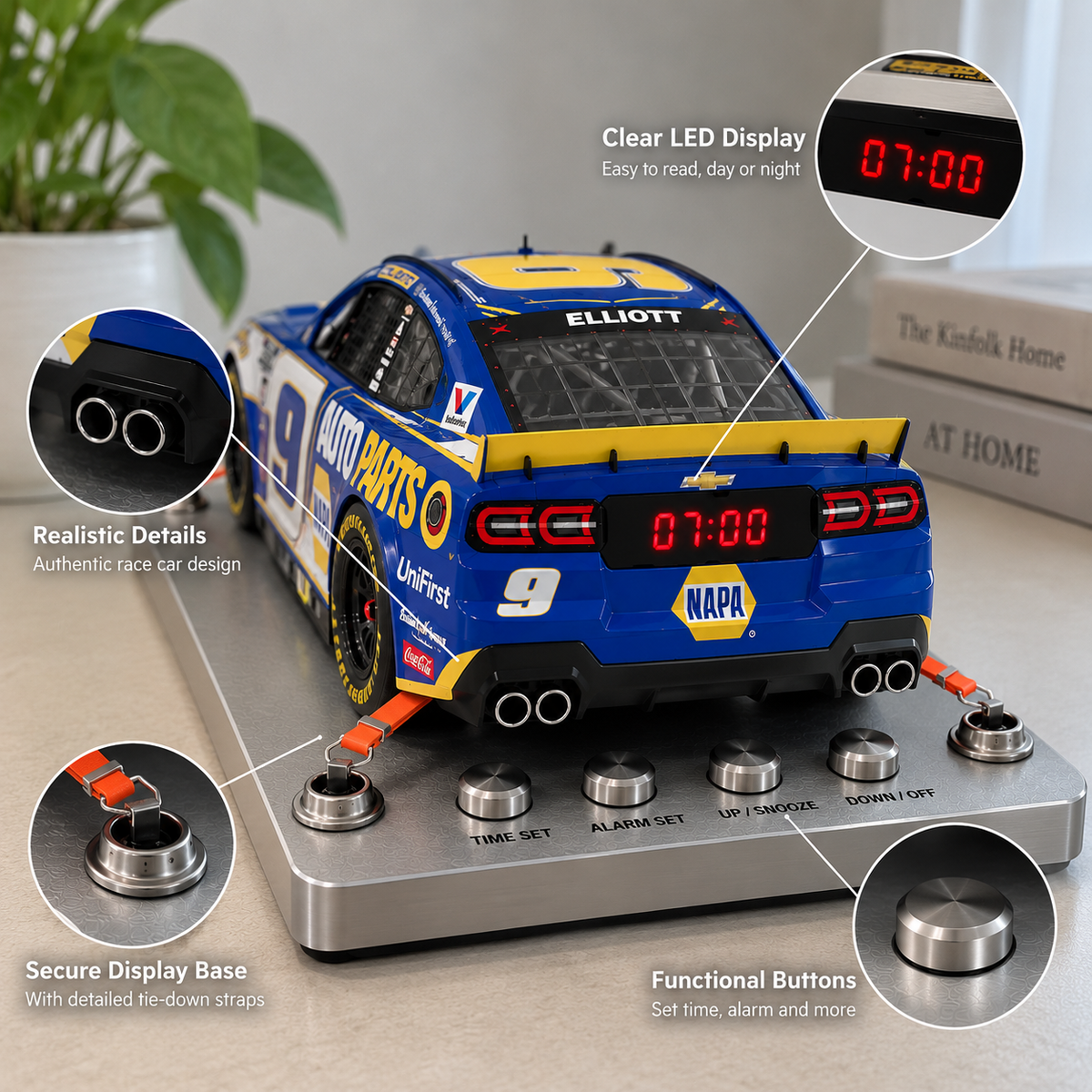 TheVictoryLane Alarm Clock No.9