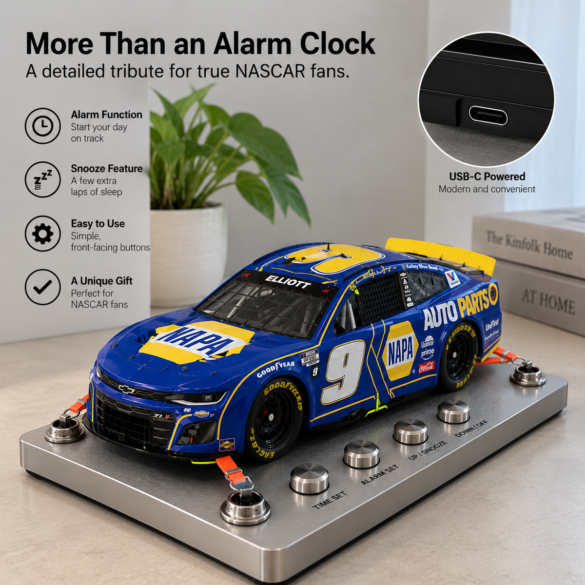 TheVictoryLane Alarm Clock No.9