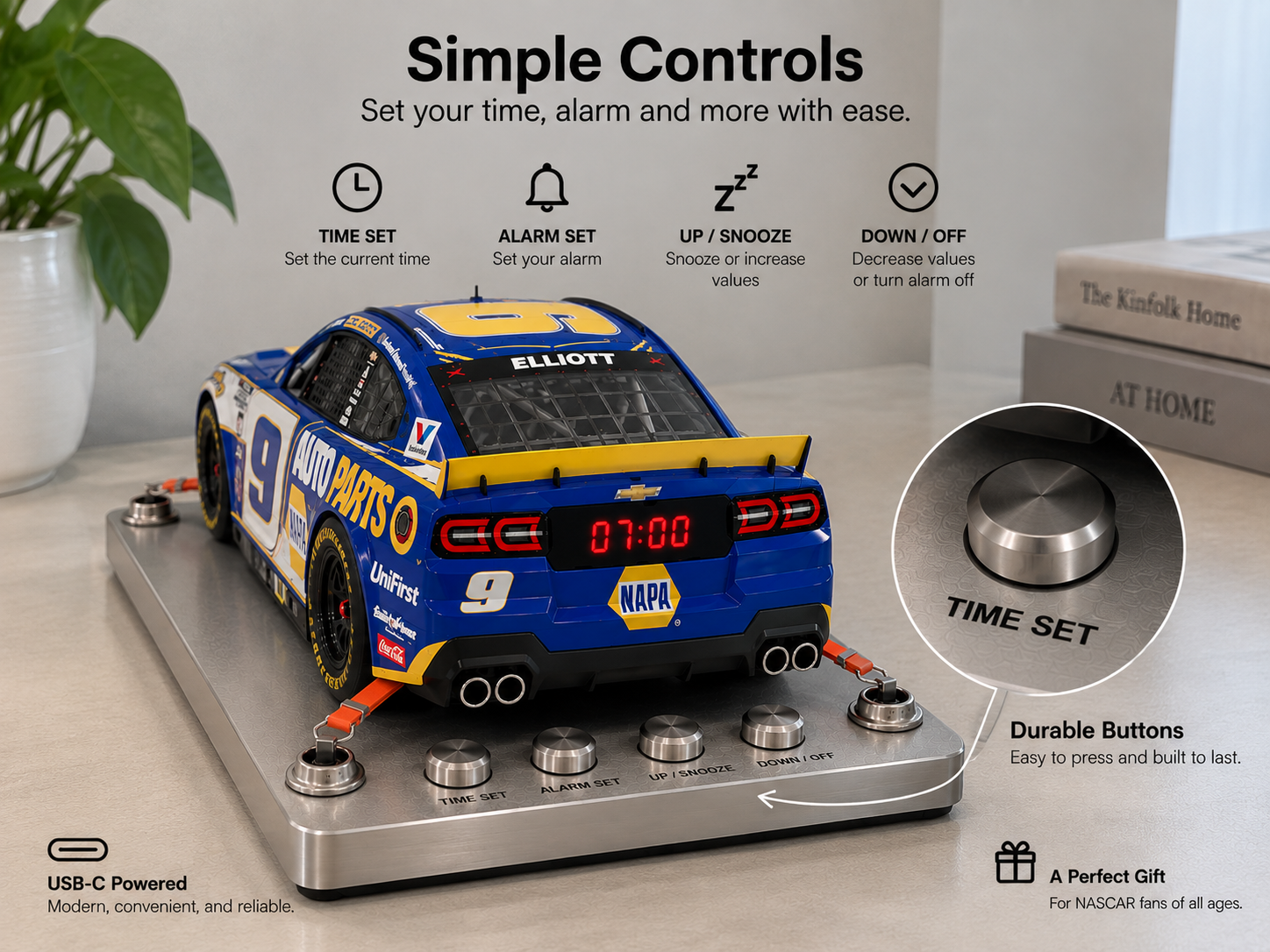 TheVictoryLane Alarm Clock No.9